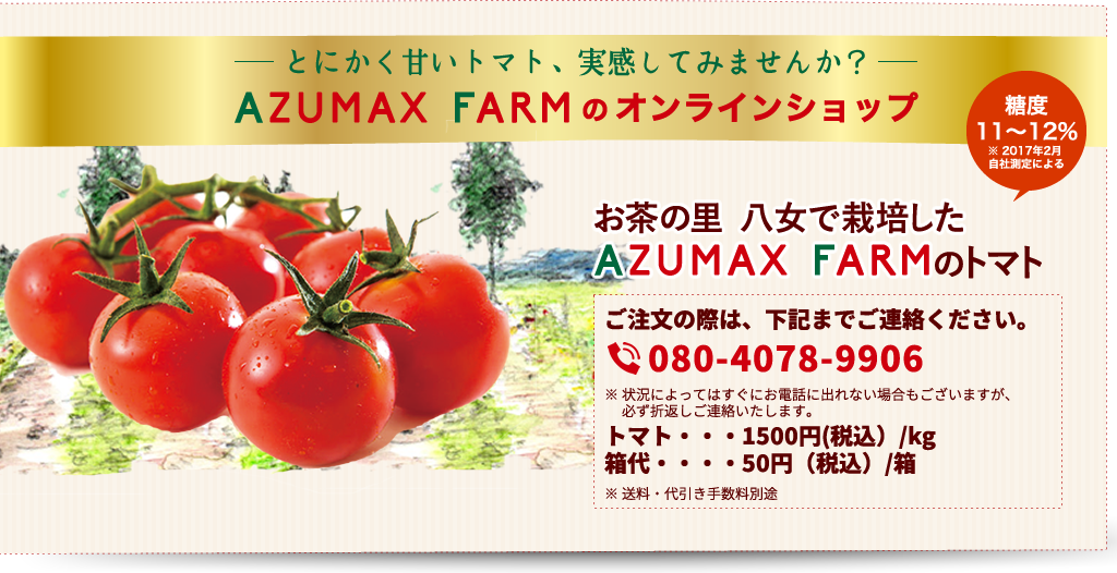 AZUMAX FARMのトマト